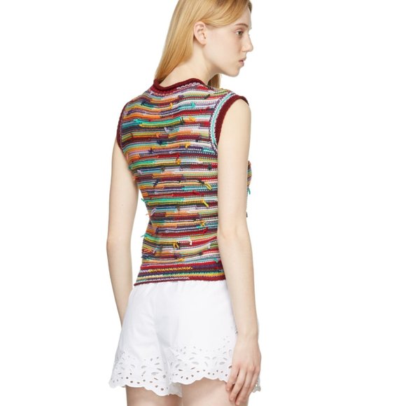 CHLOÉ Multicolor Cashmere Vest - Picture 3 of 4